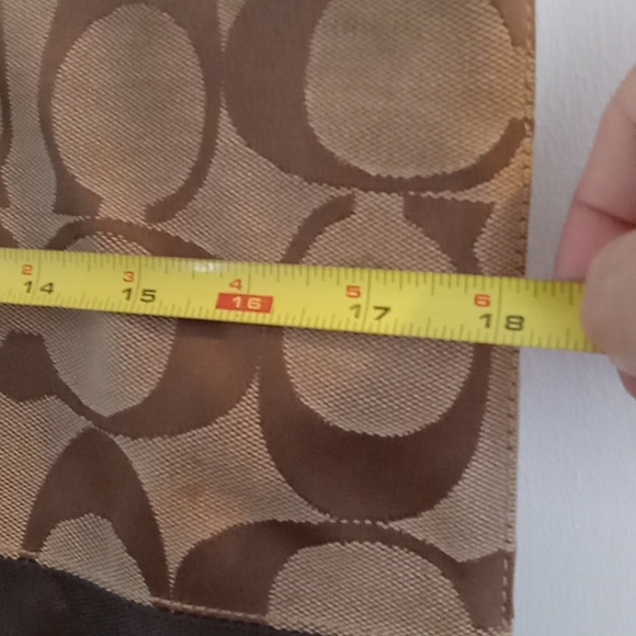 Coach signature stripe large tote bag - Picture 7 of 9